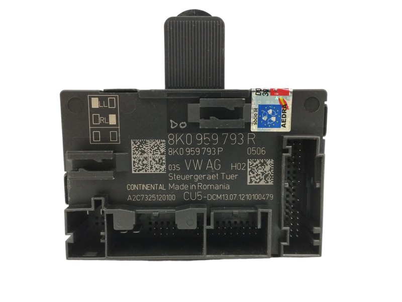 Recambio de modulo electronico para audi q5 (8r) 2.0 16v tdi referencia OEM IAM 8K0959792R CONTROL DE PUERTA A2C7325130100