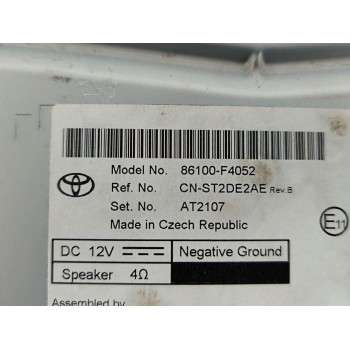 Recambio de pantalla multifuncion para toyota ch-r (_x2_, _h2_), hybrid (zyx20) referencia OEM IAM 86100F4052  