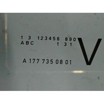 Recambio de luna trasera derecha para mercedes-benz clase a sedán (v177) a 200 d (177.112) referencia OEM IAM A1777350801  