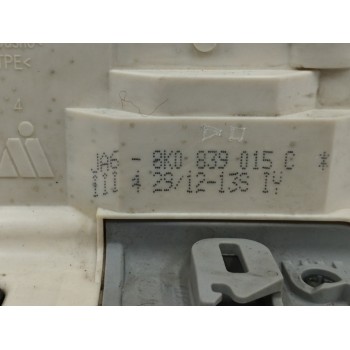 Recambio de cerradura puerta trasera izquierda para audi q5 (8r) 2.0 16v tdi referencia OEM IAM 8K0839015C  