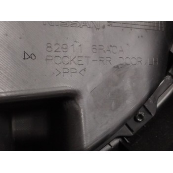 Recambio de guarnecido puerta trasera izquierda para nissan juke (f16) 1.0 12v cat referencia OEM IAM 829116PA0A  