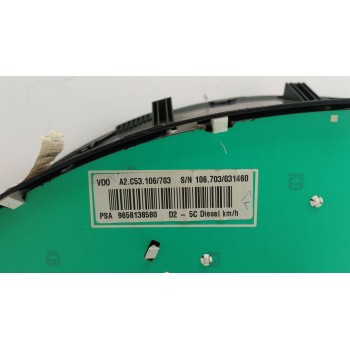 Recambio de cuadro instrumentos para peugeot 407 2.0 16v hdi cat (rhr / dw10bted4) referencia OEM IAM 9658138580  