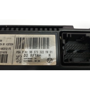 Recambio de mando climatizador para peugeot 407 2.0 16v hdi cat (rhr / dw10bted4) referencia OEM IAM 96573322YW  