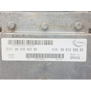 Recambio de centralita motor uce para peugeot boxer kombi (rs3000)(333) 2.2 hdi fap cat referencia OEM IAM 9663289080 9661256980