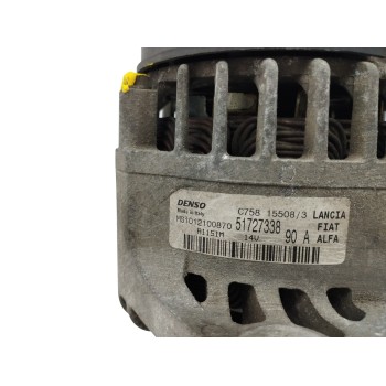Recambio de alternador para fiat bravo (198) 1.9 8v jtd cat referencia OEM IAM 51727338 90A 