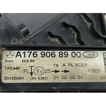 Recambio de faro izquierdo para mercedes-benz clase a (w176) a 180 cdi / d (176.012) referencia OEM IAM A1769068900 A1769065900 