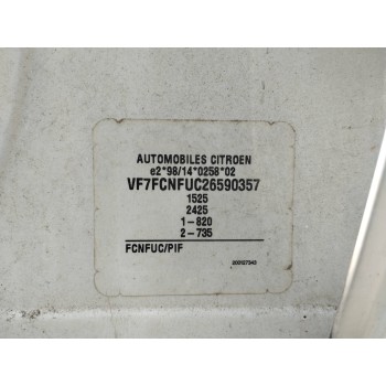 Recambio de carroceria corte para citroën c3 1.6 16v cat (nfu / tu5jp4) referencia OEM IAM   