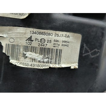 Recambio de faro derecho para peugeot boxer kombi (rs3000)(333) 2.2 hdi fap cat referencia OEM IAM 1340663080  