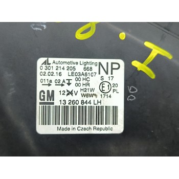 Recambio de faro izquierdo para opel zafira / zafira family b (a05) 1.9 cdti (m75) referencia OEM IAM 0301214205  