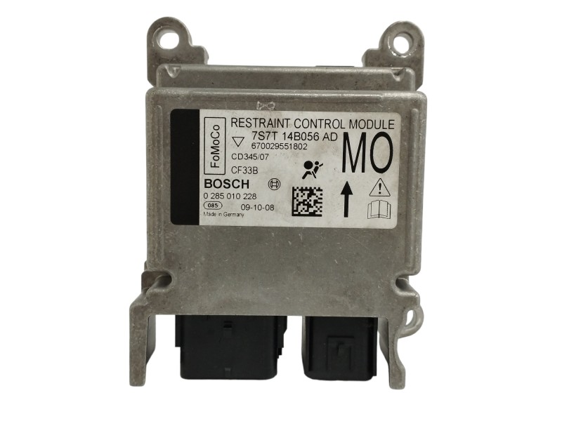 Recambio de centralita airbag para ford mondeo ber. (ca2) 2.0 cat referencia OEM IAM 7S7T14B056AD 0285010228 Recambio de centralita airbag para ford mondeo ber. (ca2) 2.0 cat referencia OEM IAM 7S7T14B056AD 0285010228