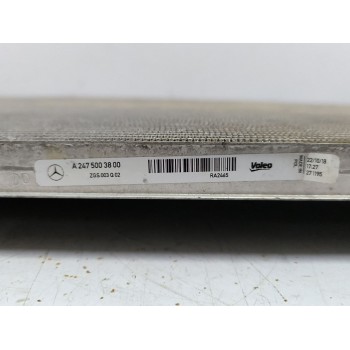 Recambio de radiador agua para mercedes-benz clase a sedán (v177) a 180 d (177.103) referencia OEM IAM A2475003800  