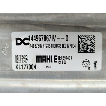 Recambio de intercooler para mercedes-benz clase a sedán (v177) a 180 d (177.103) referencia OEM IAM 144967867R  