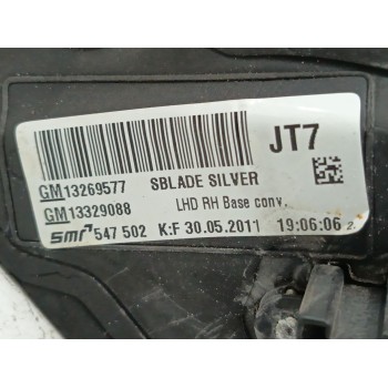 Recambio de retrovisor derecho para opel insignia a (g09) 2.0 cdti (68) referencia OEM IAM 13269577 13329088 