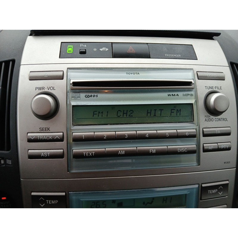 Recambio de sistema audio / radio cd para toyota corolla verso (zer_, zze12_, r1_) 2.2 d-4d (aur10_) referencia OEM IAM 861200F0