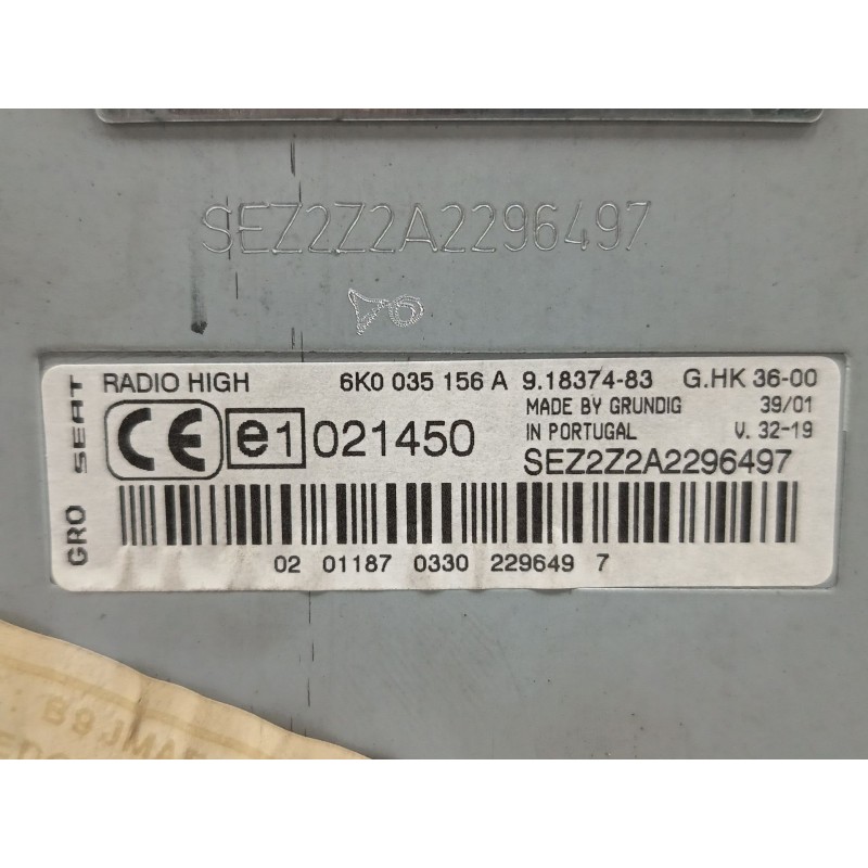 SISTEMA AUDIO / RADIO CD