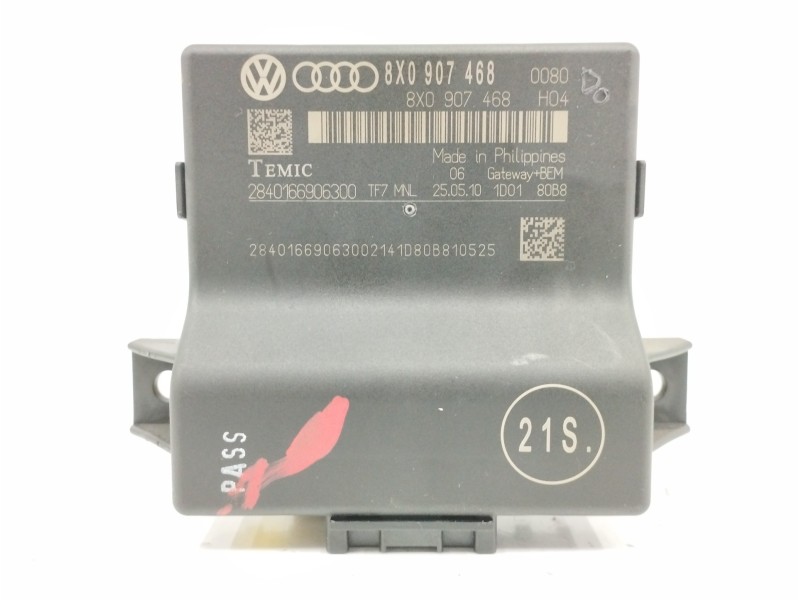 Recambio de modulo electronico para audi a1 (8x) 1.6 tdi referencia OEM IAM 8X0907468 INTERFAZ DE DATOS 