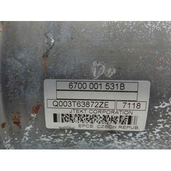 Recambio de cremallera direccion para peugeot 207 1.4 hdi referencia OEM IAM 6700001531B FALTA MODULO ELECTRONICO OBSERVAR FOTO