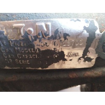 Recambio de puente trasero para nissan nissan atleon 165 01.98 - 12.02 referencia OEM IAM 43010D8700 SIN ABS DOBLE RUEDA DISCO