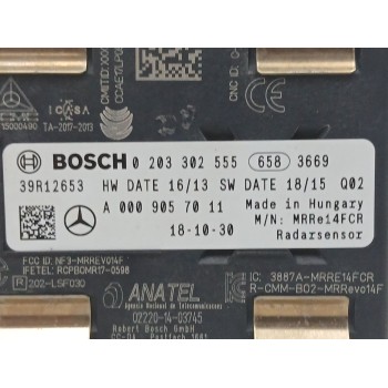 Recambio de modulo electronico para mercedes-benz clase a sedán (v177) a 180 d (177.103) referencia OEM IAM A0009057011 02033025