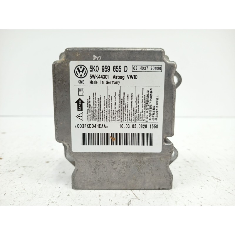 Recambio de centralita airbag para volkswagen golf vi (5k1) 1.4 tsi referencia OEM IAM 5K0959655D 5WK44301 