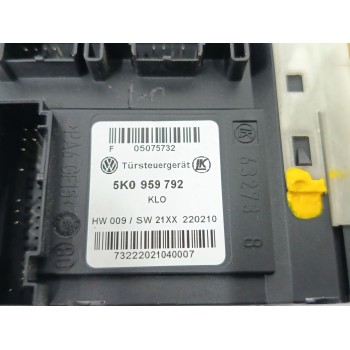 Recambio de motor elevalunas delantero derecho para volkswagen golf vi (5k1) 1.4 tsi referencia OEM IAM 5K0959792  