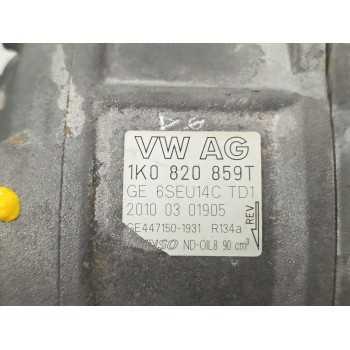 Recambio de compresor aire acondicionado para volkswagen golf vi (5k1) 1.4 tsi referencia OEM IAM 1K0820859T GE4471501931 