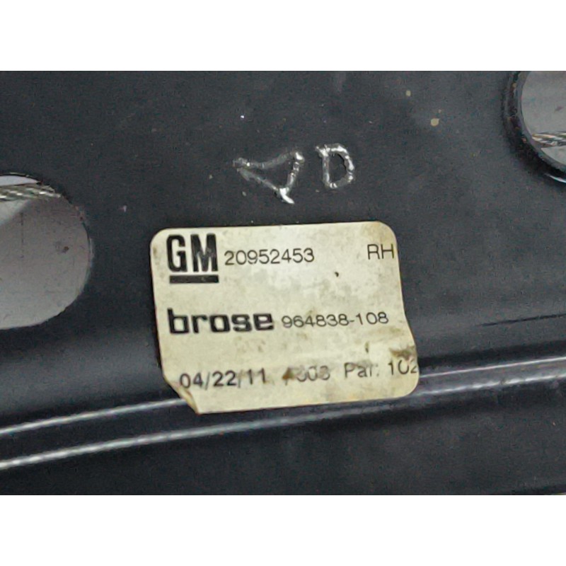 ELEVALUNAS DELANTERO DERECHO 20951582RH