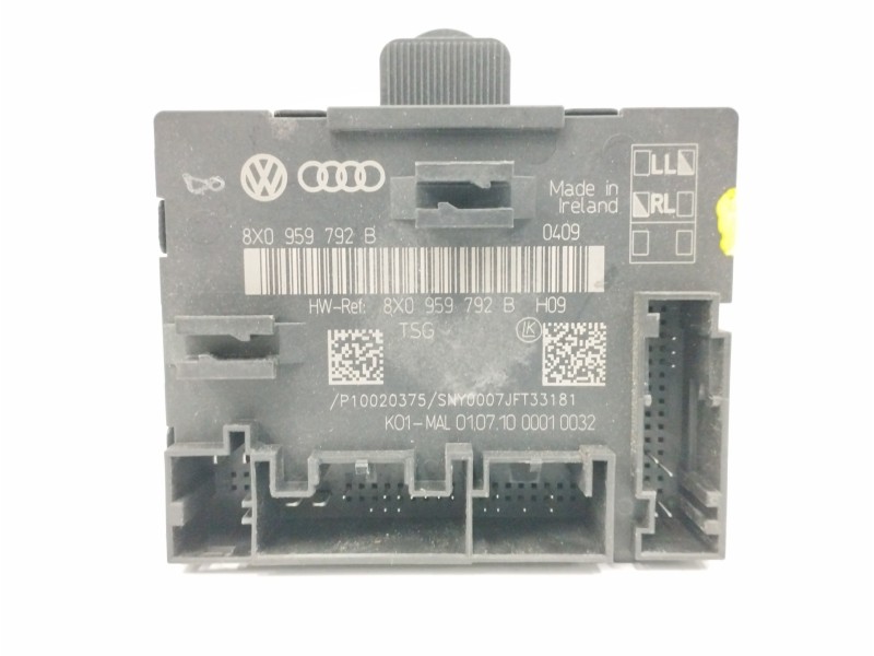 Recambio de modulo electronico para audi a1 (8x) 1.6 tdi referencia OEM IAM 8X0959792B CONTROL DE PUERTA Recambio de modulo electronico para audi a1 (8x) 1.6 tdi referencia OEM IAM 8X0959792B CONTROL DE PUERTA