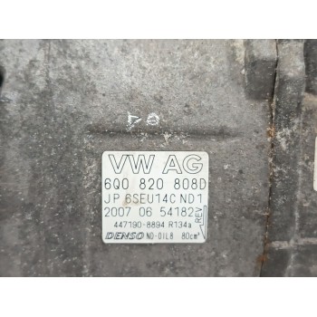 Recambio de compresor aire acondicionado para seat ibiza iii (6l1) 1.9 sdi referencia OEM IAM 6Q0820808D 4471908894 