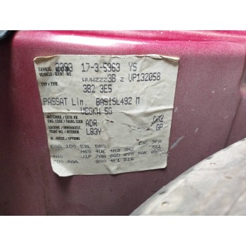 Recambio de carroceria corte para volkswagen passat berlina (3b2) 1.8 referencia OEM IAM   