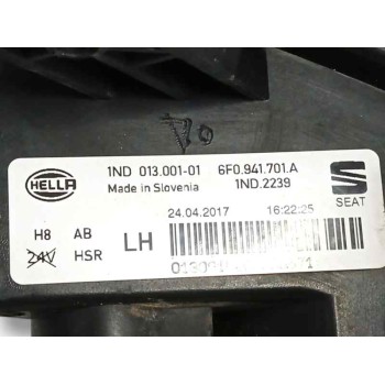 Recambio de faro antiniebla izquierdo para seat ibiza (kj1) 1.0 tsi referencia OEM IAM 6F0941701A  