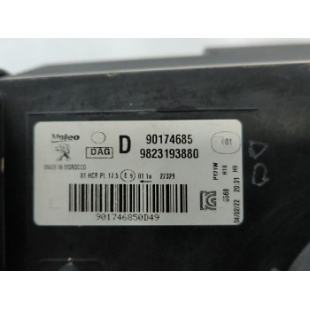 Recambio de faro derecho para peugeot 208 ii (ub_, up_, uw_, uj_) 1.5 bluehdi 100 referencia OEM IAM 9823193880  
