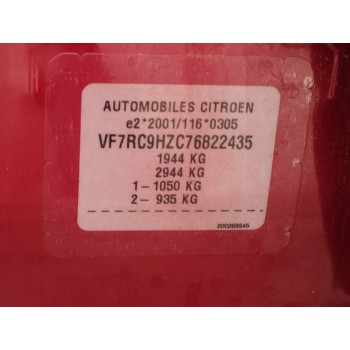 Recambio de carroceria corte para citroën c5 berlina 1.6 16v hdi fap referencia OEM IAM   