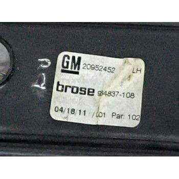 Recambio de elevalunas delantero izquierdo para opel insignia a (g09) 2.0 cdti (68) referencia OEM IAM 20952452  