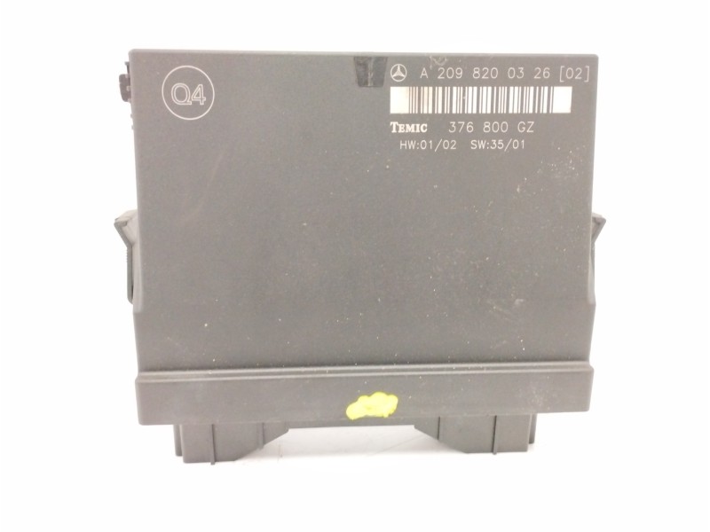 Recambio de modulo electronico para mercedes-benz clase clk (w209) coupe 2.7 cdi 20v cat referencia OEM IAM A2098200326  