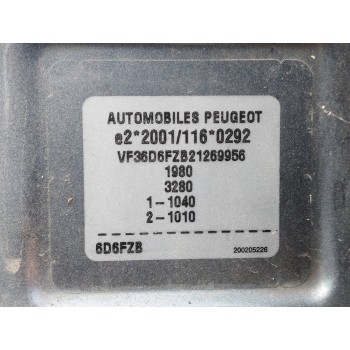 Recambio de carroceria corte para peugeot 407 1.8 16v cat referencia OEM IAM   