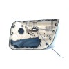 Recambio de guarnecido puerta delantera izquierda para bmw serie 3 lim. (f30) 316d referencia OEM IAM 2083494 NEGRO 