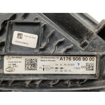 Recambio de faro derecho para mercedes-benz clase a (w176) a 200 cdi / d (176.008) referencia OEM IAM A1769066000  