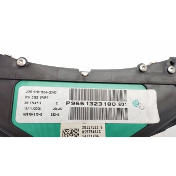 Recambio de cuadro instrumentos para peugeot 307 break/sw (s2) 1.6 hdi referencia OEM IAM 9661323180  