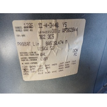 volkswagen passat b5 (3b2) del año 1998