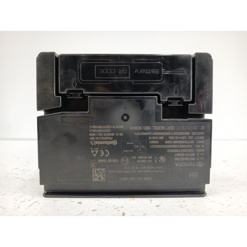 Recambio de modulo electronico para toyota corolla sedán (_e21_) 1.8 vvti hybrid (mzea12, zre211, zwe211) referencia OEM IAM 867