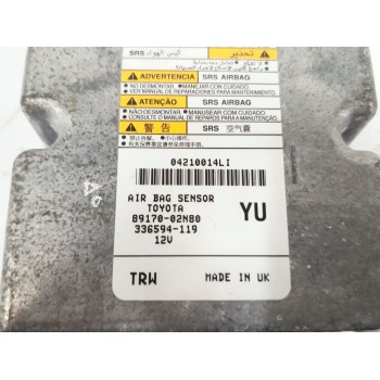 Recambio de centralita airbag para toyota corolla sedán (_e21_) 1.8 vvti hybrid (mzea12, zre211, zwe211) referencia OEM IAM 8917