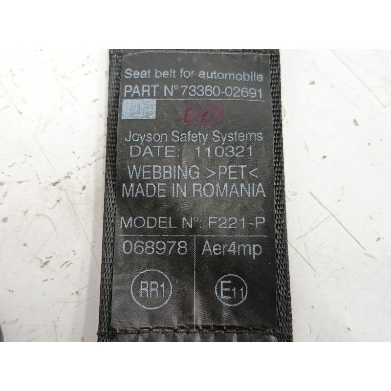 CINTURON SEGURIDAD TRASERO DERECHO