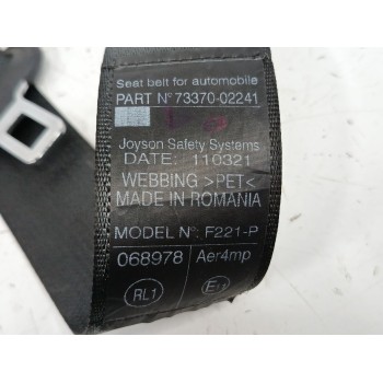 Recambio de cinturon seguridad trasero izquierdo para toyota corolla sedán (_e21_) 1.8 vvti hybrid (mzea12, zre211, zwe211) refe