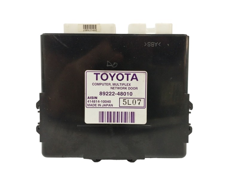 Recambio de modulo electronico para lexus rx 3.3 v6 24v cat referencia OEM IAM 8922248010 Recambio de modulo electronico para lexus rx 3.3 v6 24v cat referencia OEM IAM 8922248010