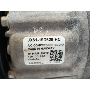 Recambio de compresor aire acondicionado para ford puma (j2k, cf7) 1.0 ecoboost referencia OEM IAM JX6119D629HC  