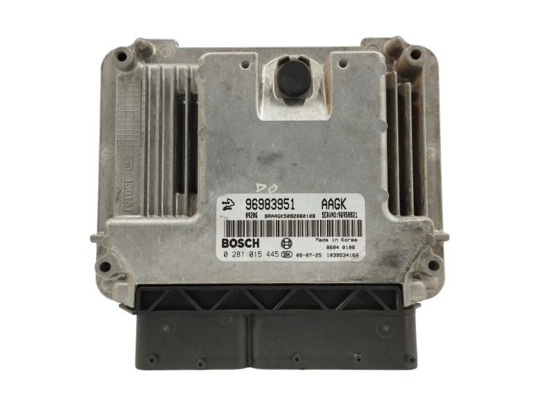 Recambio de centralita motor uce para chevrolet cruze 2.0 diesel cat referencia OEM IAM 96983951 0281015445 Recambio de centralita motor uce para chevrolet cruze 2.0 diesel cat referencia OEM IAM 96983951 0281015445