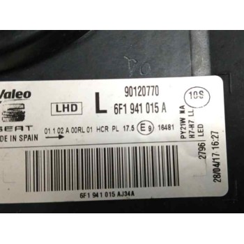 Recambio de faro izquierdo para seat ibiza (kj1) 1.0 tsi referencia OEM IAM 6F1941015A OBSERVAR FOTO 