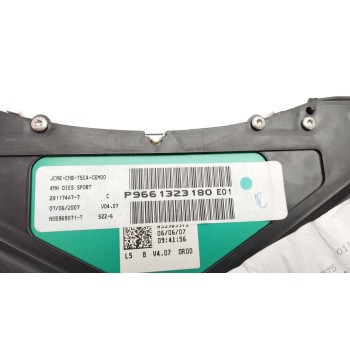 Recambio de cuadro instrumentos para peugeot 307 break/sw (s2) 1.6 hdi referencia OEM IAM 9661323180  