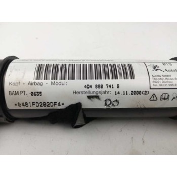 Recambio de airbag cortina delantero izquierdo para audi a8 (d2) 4.2 quattro referencia OEM IAM 4D4880741B  